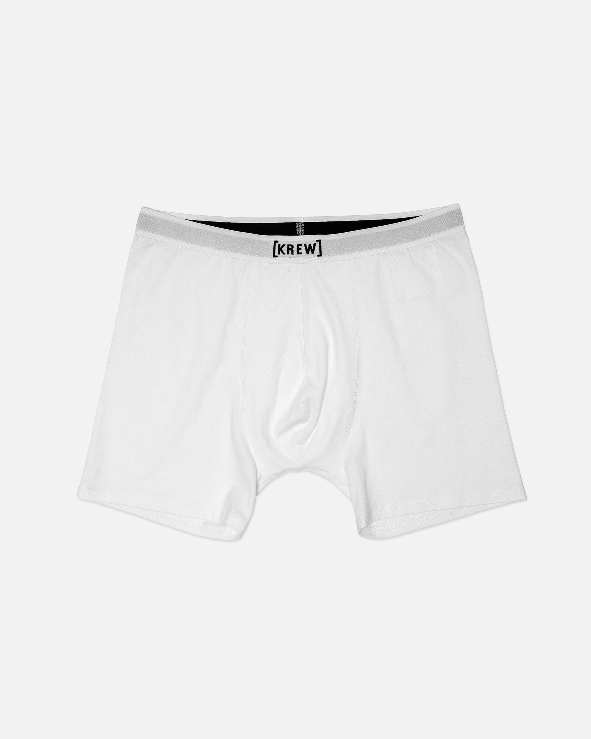 ◆BADBLOOD◆ Classic Logo Pointel Micro Boxer Shorts White Badblood Classic Logo Pointel Micro Boxer Shorts - White
