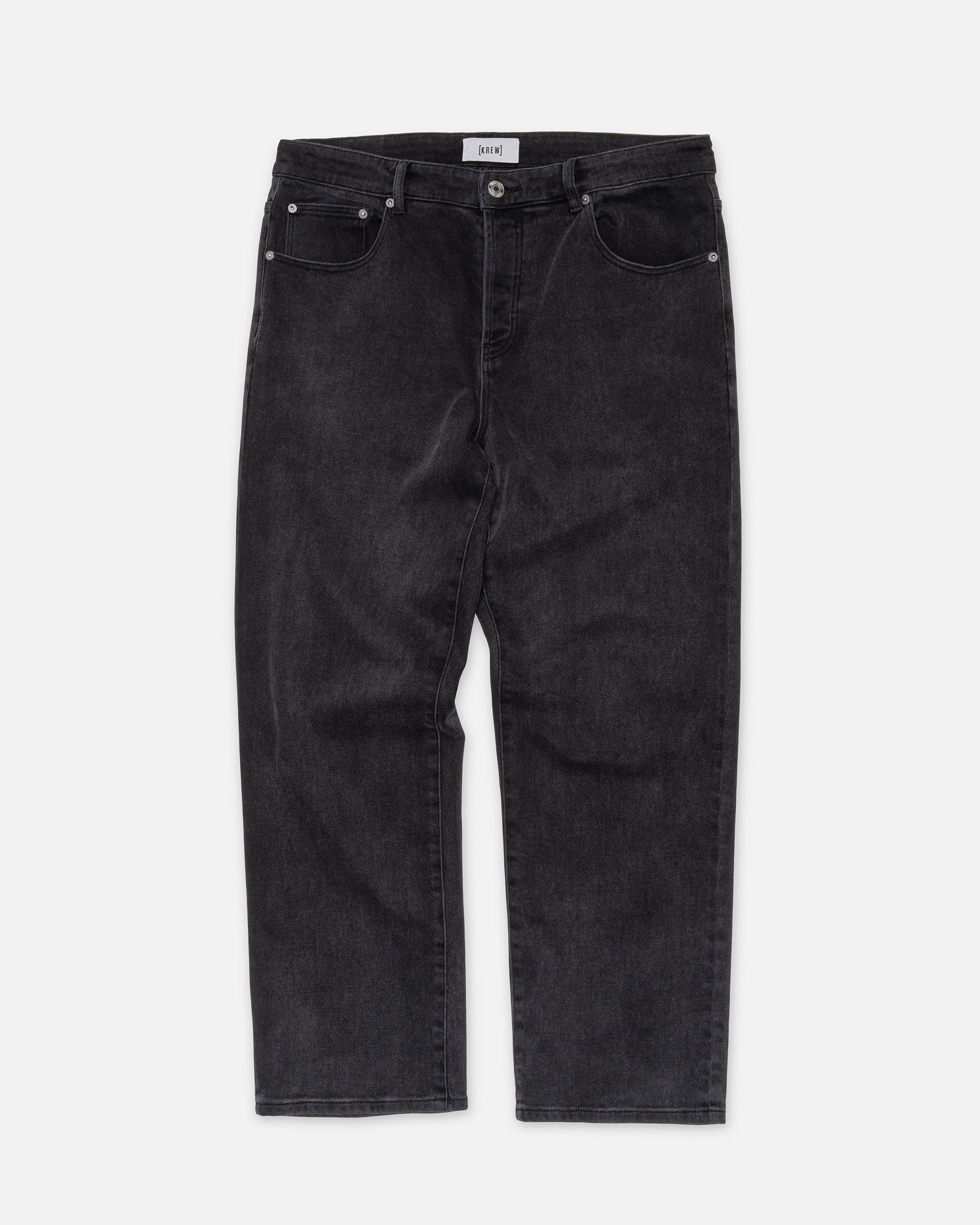 K-02 JEANS - BLACK / FRONT